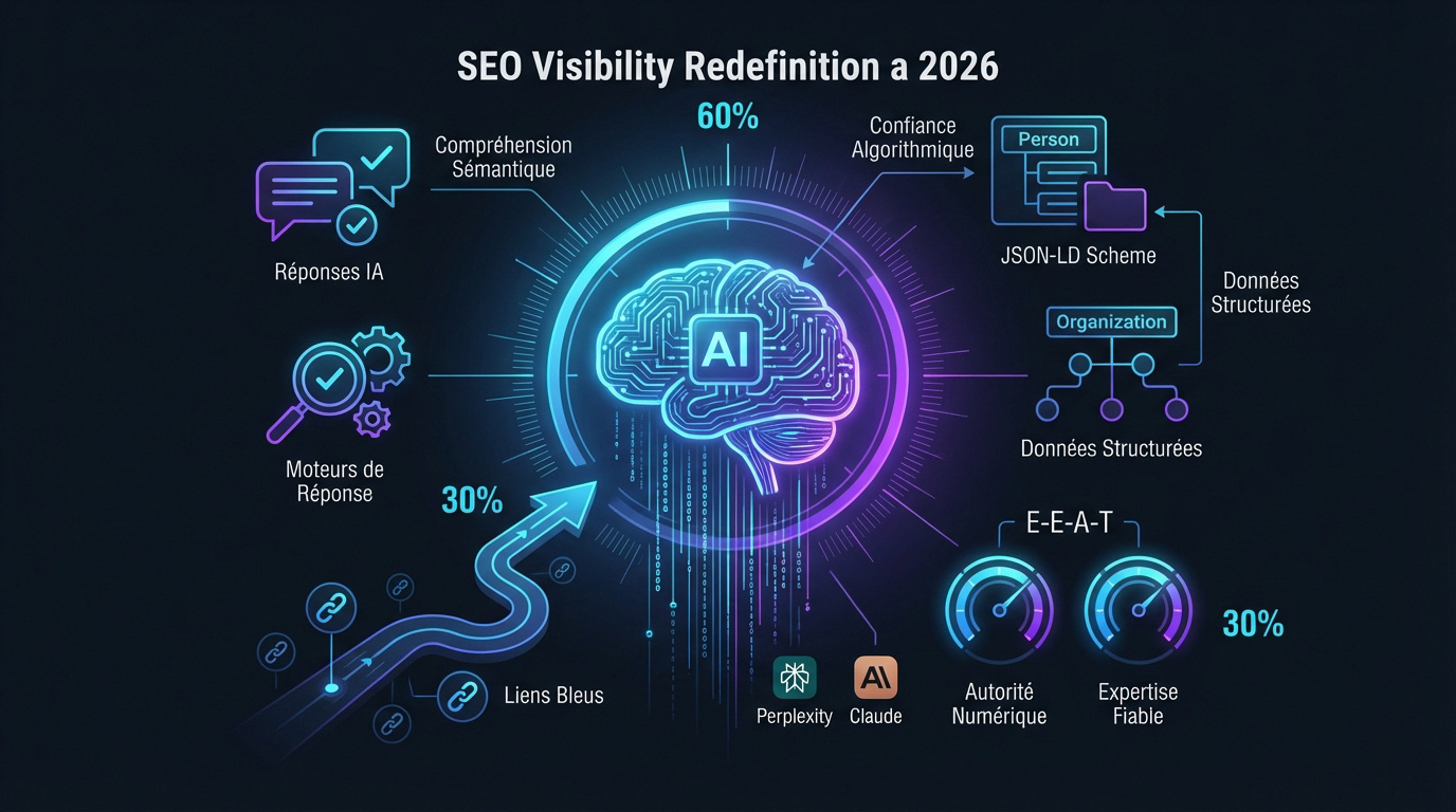 Optimisation sémantique et visibilité des sites web pour les moteurs de réponse IA en 2026